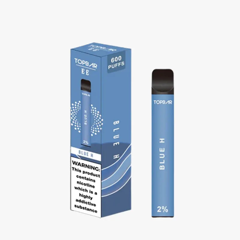 Top Bar 600 Puffs Disposable Vape Blue H