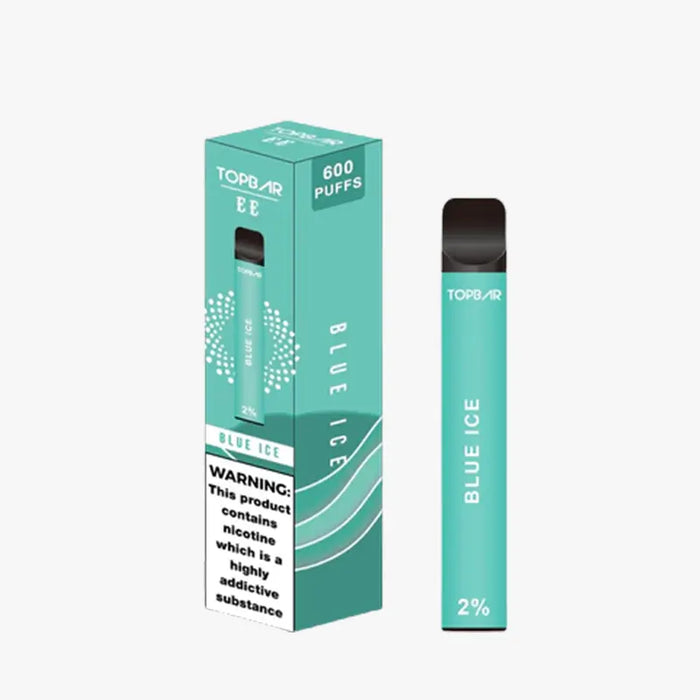 Top Bar 600 Puffs Disposable Vape Blue Ice