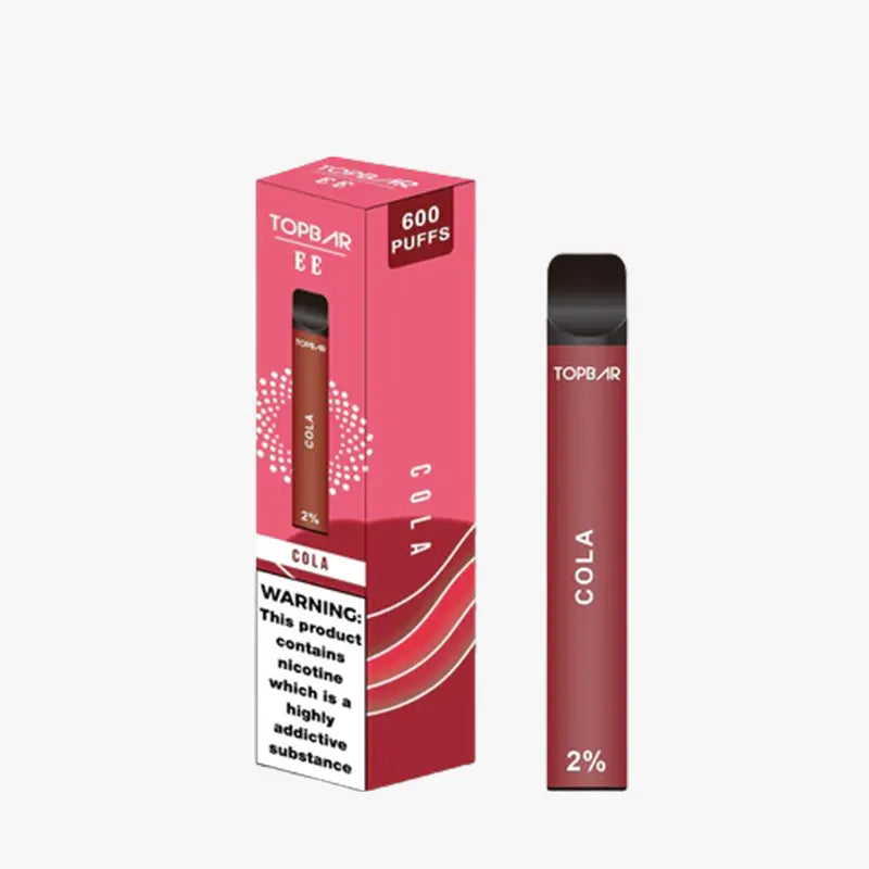 Top Bar 600 Puffs Disposable Vape Cola